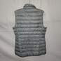 REI Co-Op Gray Full Zip Nylon Down Puffer Vest Jacket Size S image number 2