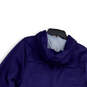 NWT Mens Blue Stretch Long Sleeve Pocket Winter Pullover Hoodie Size Small image number 4