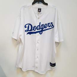 Majestic Mens White Los Angeles Dodgers Matt Kemp #27 MLB Jersey Size 3XL