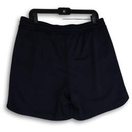 NWT Womens Blue Elastic Waist Slash Pocket Drawstring Athletic Shorts Sz L alternative image
