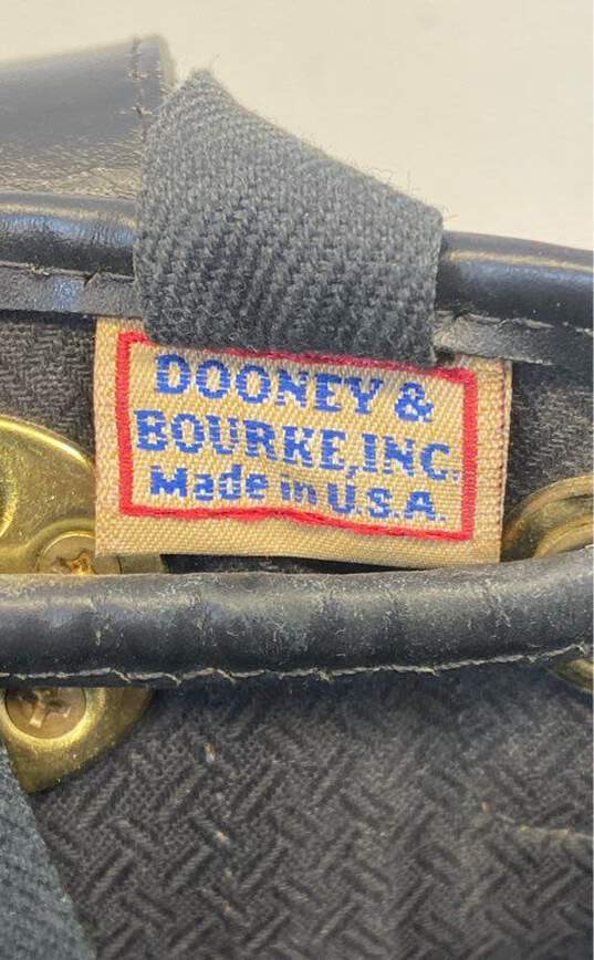 Dooney & Bourke Leather Drawstring Shoulder Bag Black image number 6