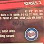 2017 Glen Perkins Topps Vintage Stock /99 Minnesota Twins image number 4
