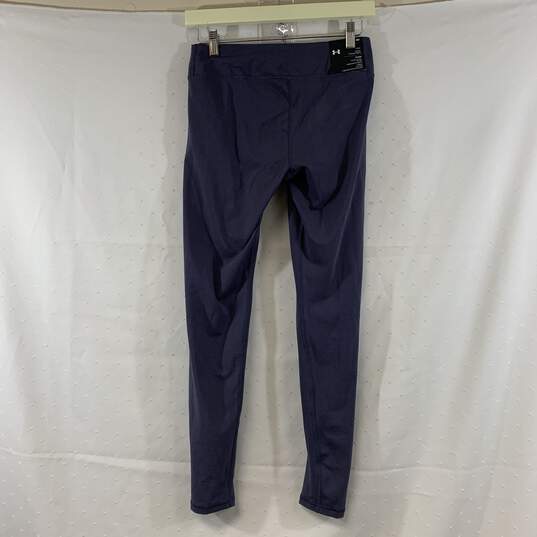Women's Grey Under Armour Fitted Leggings, Sz. S image number 2