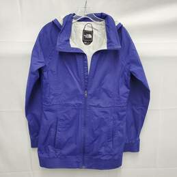 The North Face 100% Nylon Purple Rain Jacket w Hood Size S/P