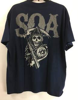 Sons of Anarchy Men Graphic Tee Blue XL alternative image