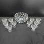 11PC Glass Punch Bowl & Cup Bundle image number 1