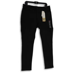 NWT Womens Denim Dark Wash 5 Pocket Design Skinny Jeans Size 14M (32x30)