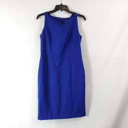 Premise Women Cobalt Blue Midi Dress Sz 8