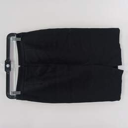 Women's Black 100% Wool No. 2 Pencil Skirt Size 0 alternative image