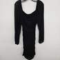 Black Mesh Bodycon Mini Dress image number 1