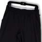 Womens Black Tiana Elastic Waist Slash Pockets Activewear Jogger Pants Sz S image number 3