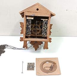 Vintage Brown Cuckoo Clock UNTESTED alternative image