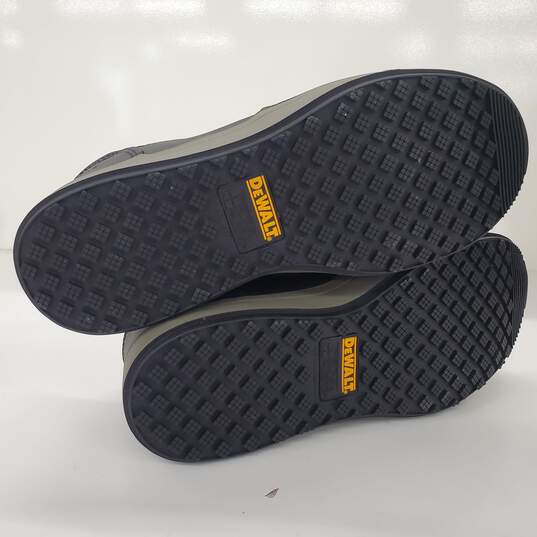 DeWalt SFC Plasma Slip On ST Black Leather Slip Resistant Work Shoes Men's Size 10 image number 4