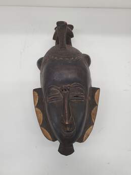 Estate Old Fine Baule / Yaure Mblo Portrait Sun Mask