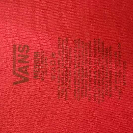 Vans Boys Red Graphic Tee M NWT image number 4