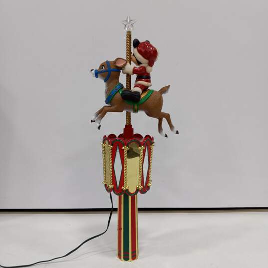 Mickey Mouse Carousel Tree Topper Or Table Piece image number 3