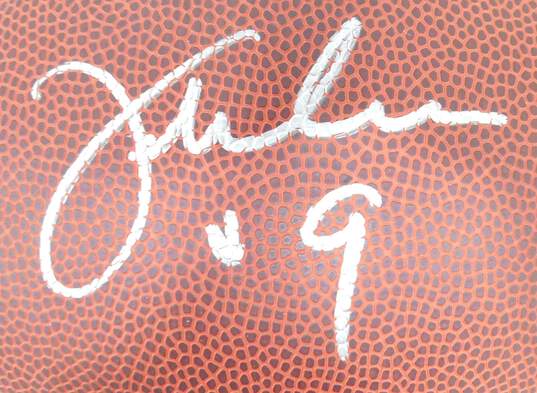 Jim McMahon Autographed Football w/ Schwartz COA Chicago Bears image number 2