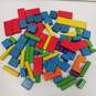 3.5lb Bundle of Assorted Vintage PlaySkool Wooden Colored Blocks IOB image number 5