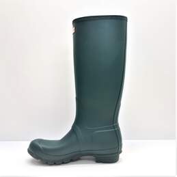 Hunter Rubber Tall Wellington Rain Boots Green 11 alternative image