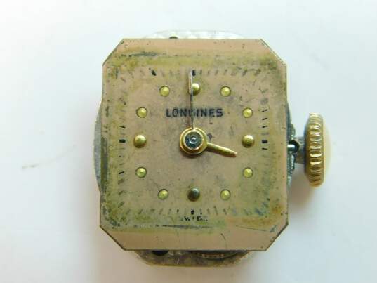Ladies Vintage Longines 14K Gold Case Gold Filled Band 17 Jewels Watch 15.6g image number 4