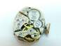 Ladies VTG Bulova 18K White Gold Case 23 Jewels Black Corded Wrist Watch 9.6g image number 9