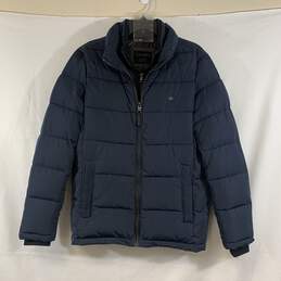 Men's Navy Calvin Klein Puffer Coat, Sz. S