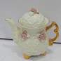 Vintage Off White Porcelain w/ Pink Rose Tea Set image number 3