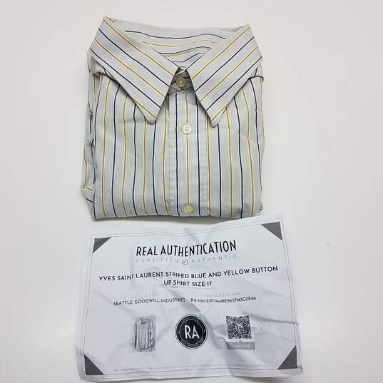 Authenticated Yves Saint Laurent Striped Button up image number 1