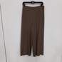 Lafayette 148 NY Brown Wide Leg Pull On Pants Women's Size L image number 1