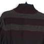 NWT GAP Mens Red Brown Striped Knitted Button Front Cardigan Sweater Size M image number 4