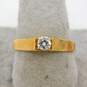 14K Yellow Gold 0.25 CT Round Diamond Solitaire Ring 2.2g image number 6