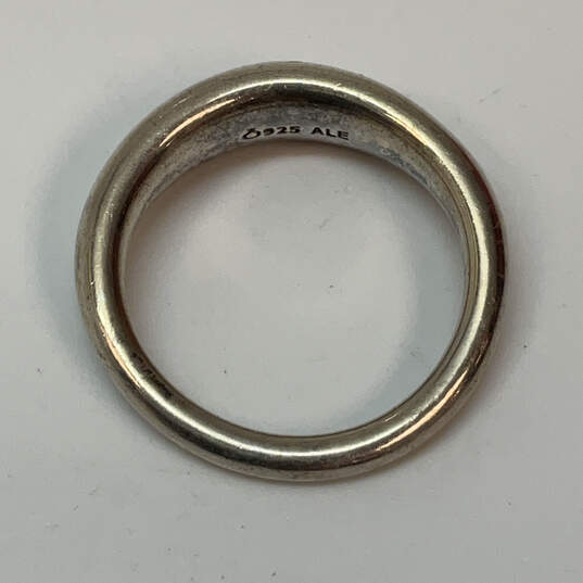 Designer Pandora 925 ALE Sterling Silver Plain Fashionable Band Ring W/ Box image number 2