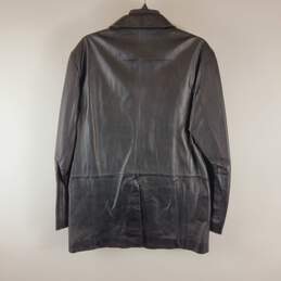 City Jones NY Women Black Leather Jacket 38R NWT alternative image
