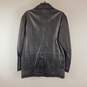 City Jones NY Women Black Leather Jacket 38R NWT image number 2