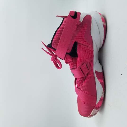 Nike Lebron Soldier 9 'Think Pink' Sneakers Men's Sz 13 image number 2