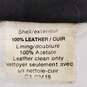 Identify Women Black Leather Jeans Sz 4 image number 4