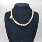 14k Gold Diamond FW Pearl Necklace 31.9g image number 1