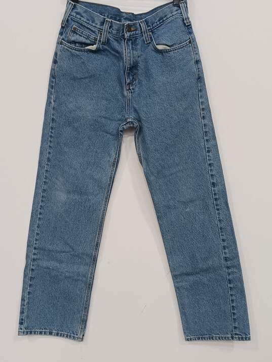 Carhartt Men's Blue Relaxed Fit Jeans Size 30 x 32 image number 1
