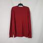 Nautica Men Red V-neck Sweater XL NWT image number 5