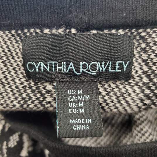 Cynthia Rowley Women Black Print Skirt M image number 1
