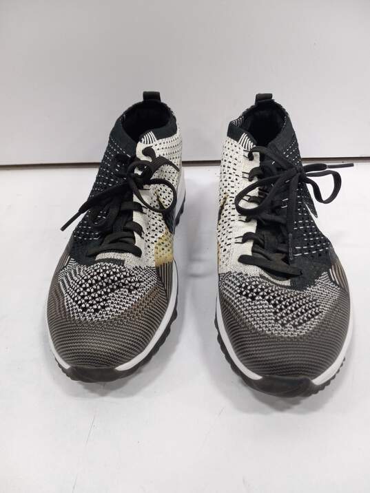 Nike Fllyknit Racer G Black/White Golf Shoes Size 9 image number 1