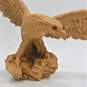 Large Eagle Resin Sculpture Figurine Mexico  w/ Red Eyes 24 Inch Wingspan image number 2