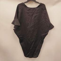 Victoria's Secret Women Black Satin Robe One Size NWT alternative image