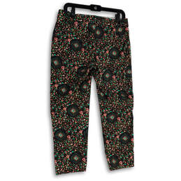 Womens Multicolor Floral Flat Front Pockets Straight Leg Chino Pants Size 6 alternative image
