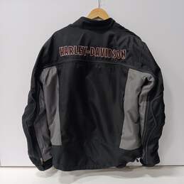 Harley Davidson Men's Black/Gray Padded Jacket Size L alternative image