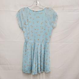 NWT Urban Outfitters WM's Sky Blue Sunflower Romper Size M alternative image