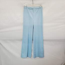 Jack Winter Vintage Light Blue Polyester High Rise Pant WM Size 12 P