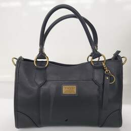 Frye & Co. Core Black Leather Satchel Shoulder Bag