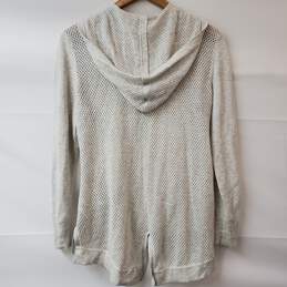 Smartwool Cotton Wool Blend Gray Full Zip Hoodie Women's M alternative image