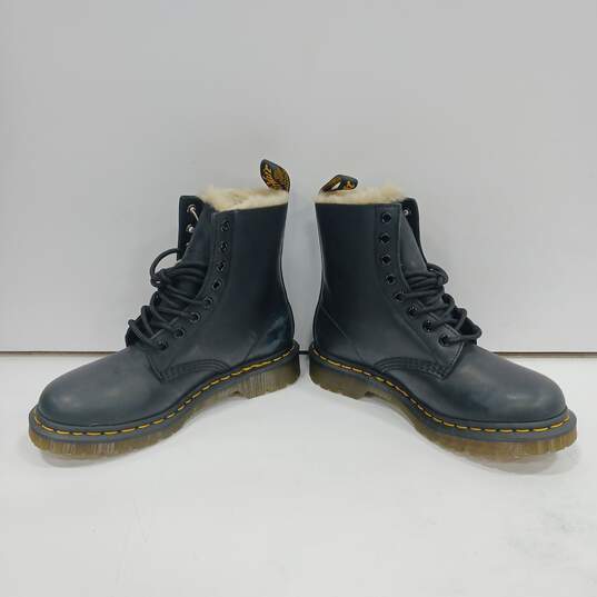 Women's Dr. Martens Black Air Wair Boots Size 6 image number 2